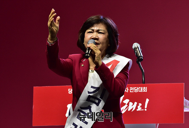 ▲ 5.18 유공자 폄훼 발언 논란에 휩싸인 자유한국당 김순례 의원. ⓒ이종현 기자
