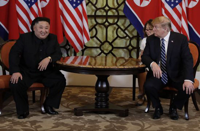 ▲ 지난 2월 28일 회담 당시 