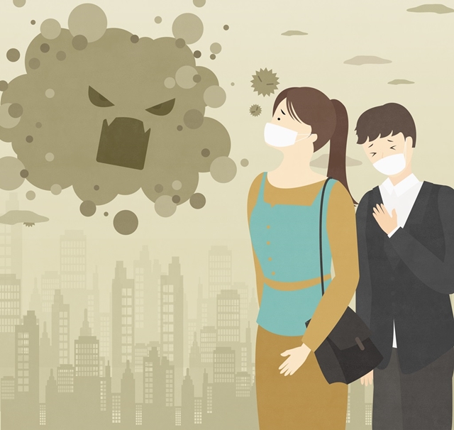 ▲ 미세먼지 관련 이미지 ⓒ유디치과