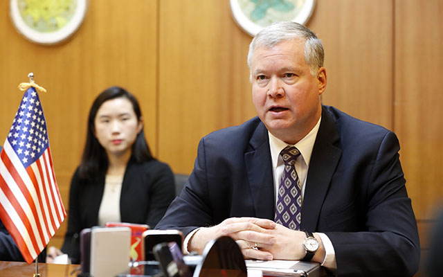 ▲ 스티븐 비건 미 국무부 대북정책 특별대표. ⓒ뉴시스. 무단전재 및 재배포 금지.