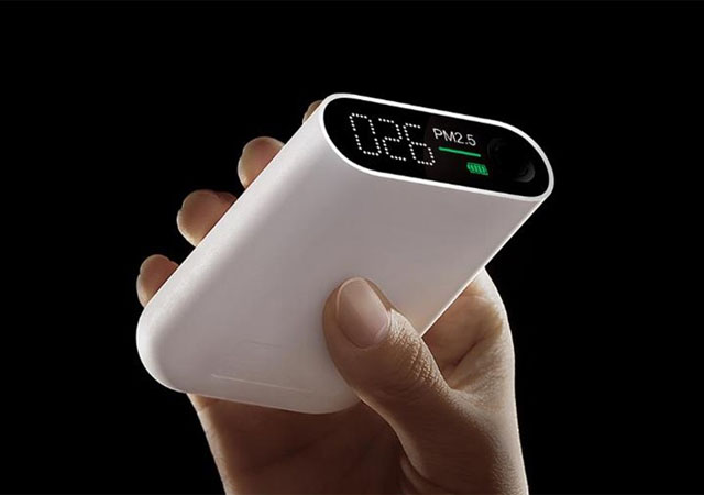▲ 중국 샤오미의 미세먼지 측정기. ⓒ이베이 판매상품 이미지 캡쳐