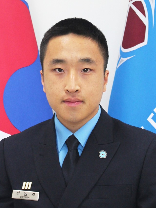 ▲ 대통령상을 수상한 한국교통대 공군학생군사교육단 성원익 후보생.ⓒ한국교통대
