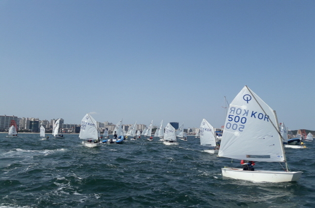 ▲ 지난해 해양경찰청창배 전국요트대회의 모습.ⓒ포항시