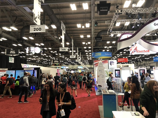 ▲ SXSW 2019 인터랙티브 트레이드쇼 현장. ⓒ김수경 기자