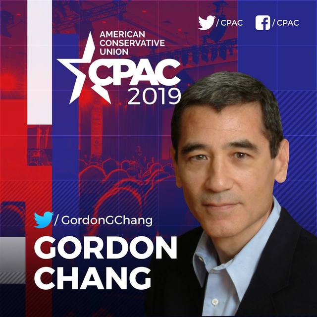 ▲ 'Seouled Out: Preserving South Korea’s Freedom' 
사회자 고든 창 변호사 ⓒ CPAC 2019 페이스북