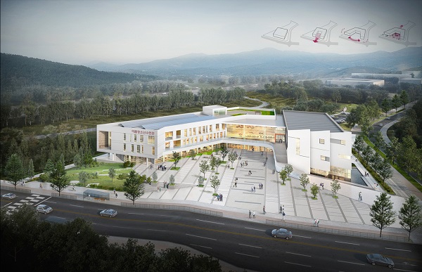 ▲ 세종시 아름청소년수련관 조감도.ⓒ세종시