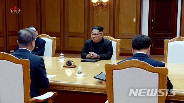 ▲ 지난해 5월 27일 조선중앙TV 보도화면. 북한 선전방송 영상을 사용해도 돈을 내야 한다. ⓒ뉴시스. 무단전재 및 재배포 금지.