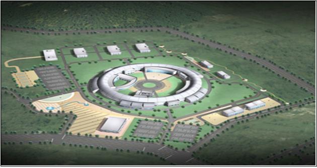 ▲ 방사광가속기 시설 계획도.ⓒ충북도