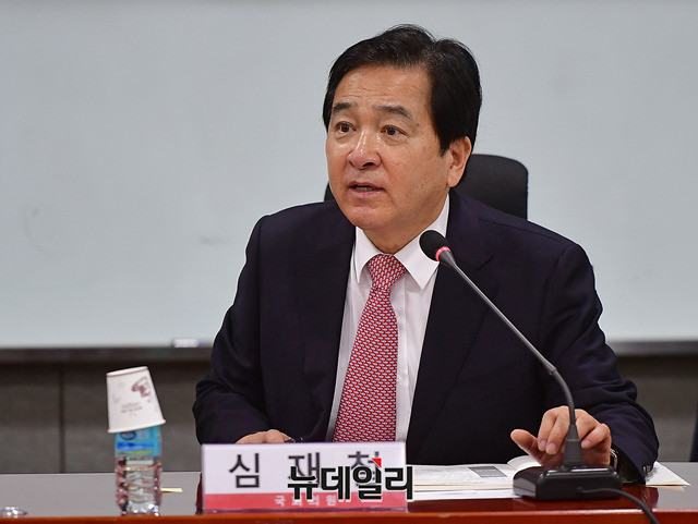 ▲ 심재철 자유한국당 의원. 정상윤 기자
