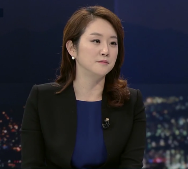 ▲ 메리츠금융지주사 브랜드전략본부장(상무)로 임명된 한정원 전 청와대 정무수석실 행정관. ⓒSBS 뉴스 캡처