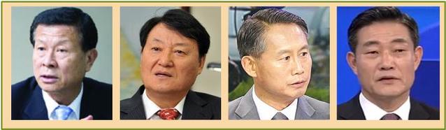 ▲ 사진 왼쪽부터 송대성 전 세종연구소장, 김태우 전 통일연구원장, 박휘락 국민대 교수, 신원식 전 합참작전본부장.