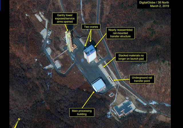 ▲ 지난 2일 촬영한 서해 동창리 미사일 시험장 사진.ⓒ38노스 화면캡쳐.