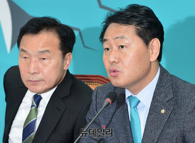 ▲ 바른미래당 손학규 당대표와 김관영 원내대표. ⓒ뉴데일리 DB