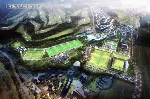 ▲ 대한민국 축구종합센터 경주시 조감도.ⓒ경주시