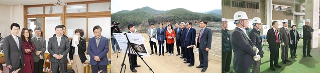 ▲ 20일 현장 방문에 나선 대구시의회 교육위원회,기획행정위원회, 경제환경위원회 모습.ⓒ대구시의회