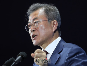 ▲ 문재인 대통령. ⓒ뉴데일리DB