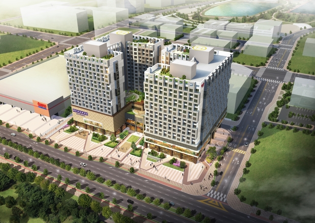 ▲ 대보건설 대구 혁신도시 하우스디 어반 메가시티 조감도.ⓒ대보건설