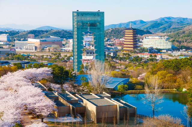 ▲ 경주엑스포 공원의 솔거미술관 모습.ⓒ경주엑스포