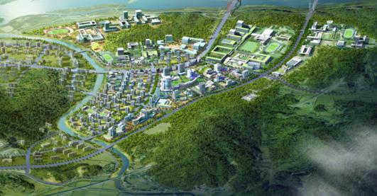 ▲ 세종시 전동 벤처밸리 산업단지 조감도.ⓒ세종시