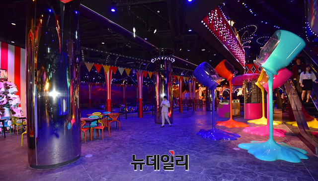 ▲ 파라다이스시티 '원더박스' 내부 ⓒ 정상윤 기자