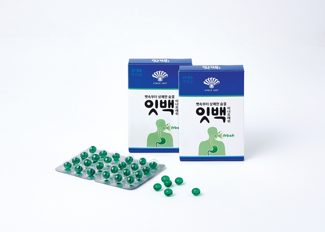 ▲ 구취 정화 제품 ‘잇백 이너프레쉬’ ⓒ동화약품