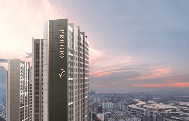 ▲ 리뉴얼한 푸르지오 브랜드를 단지 외관에 적용한 이미지. ⓒ대우건설