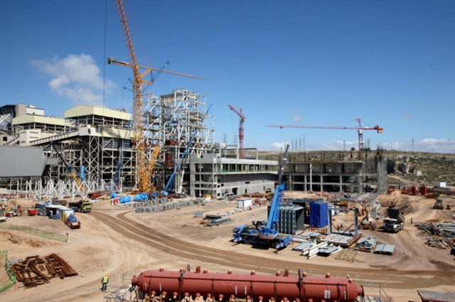 ▲ 자료사진. 대우건설 모로코 조르프 라스파 발전소 공사 현장. ⓒ대우건설