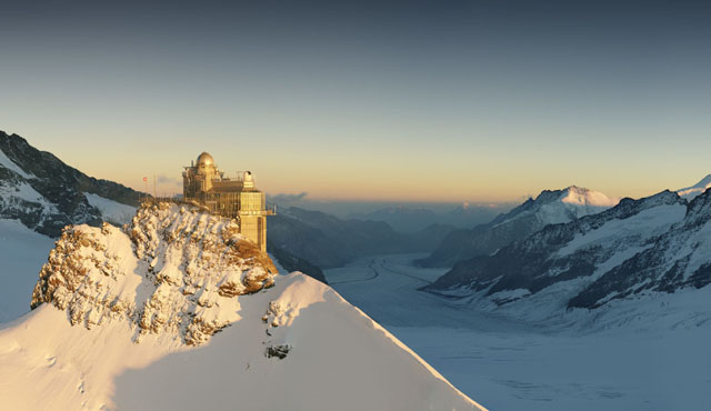 ▲ 융프라우 요흐 정상의 모습. ⓒ융프라우 철도 제공.
