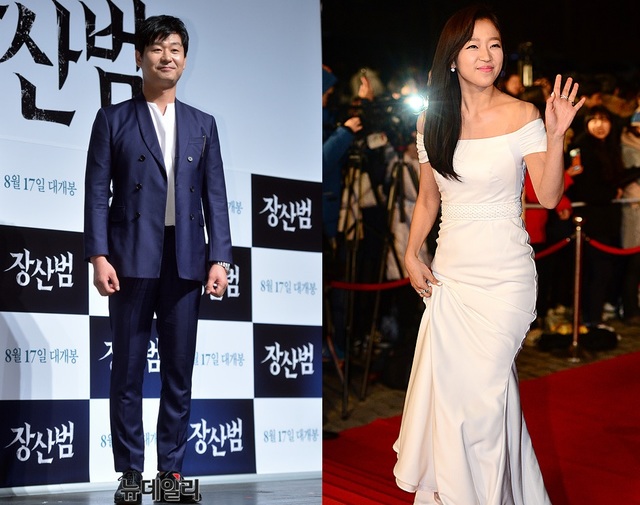 ▲ 열애설에 휩싸인 배우 박혁권(좌)과 조수향. ⓒ뉴데일리·뉴시스DB