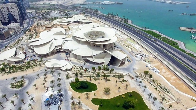 ▲ 카타르 국립박물관 전경. ⓒ현대건설