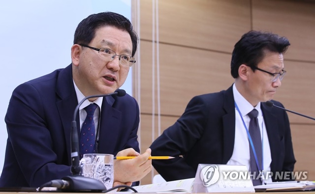 ▲ 이승철 기획재정부 재정관리관이 '예비타당성조사 제도의 개편 방향'에 관해 설명하고 있다. ⓒ연합뉴스