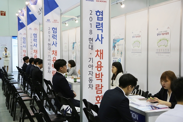▲ 현대자동차그룹 대구·경북지역 협력사 50개사가 참여하는 채용박람회가 오는 8일 오전 대구 엑스코에서 개최된다.(사진은 지난해 채용박람회 모습)ⓒ엑스코