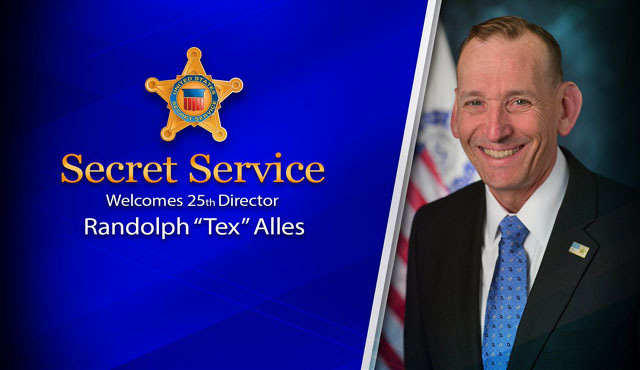 ▲ 2017년 4월 랜돌프 앨리스 국장을 환영하는 비밀경호국의 공식 메시지. ⓒ미 비밀경호국 공식 트위터 계정 캡쳐.