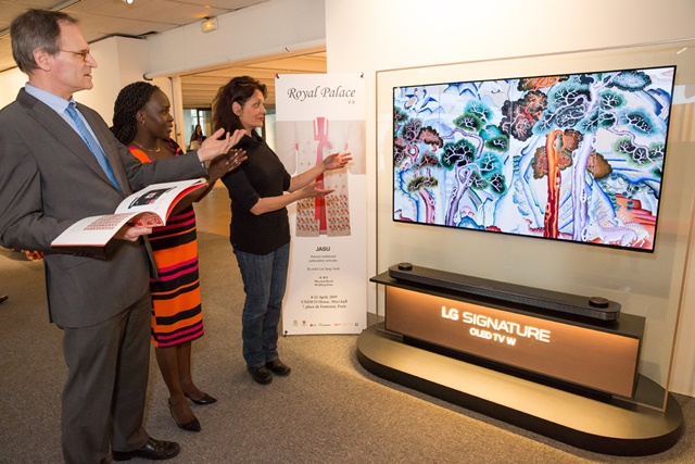 ▲ 'LG 시그니처 올레드 TV W'. ⓒLG전자