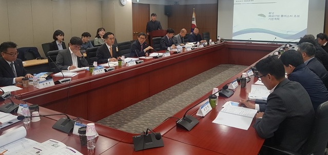 ▲ 충남도가 12일 ‘충남 해삼산업 클러스터 조성 기본계획 연구용역 최종보고회’를 가졌다.ⓒ충남도