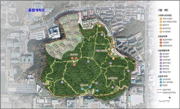 ▲ 대전 매봉공원 종합계획도.ⓒ대전시