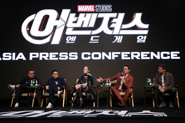 ▲ 15일 오후 서울 종로구 포시즌스호텔 '어벤져스 : 엔드게임(Avengers:Endgame)' 아시아 프레스 컨퍼런스ⓒ
월트디즈니컴퍼니 코리아