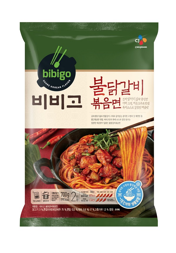 ▲ 비비고 불닭갈비볶음면ⓒCJ제일제당