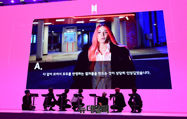 ▲ 감탄이 나오는 방탄소년단의 '배려'ⓒ박성원 기자