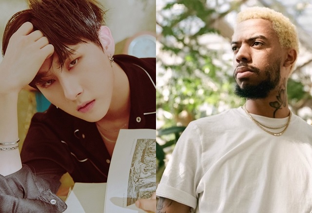 ▲ 19일 아이엠(좌)이 엘헤이(우)와 협업한 믹스테이프 '호라이즌(HORIZON)'을 공개했다. ⓒ스타쉽엔터테인먼트