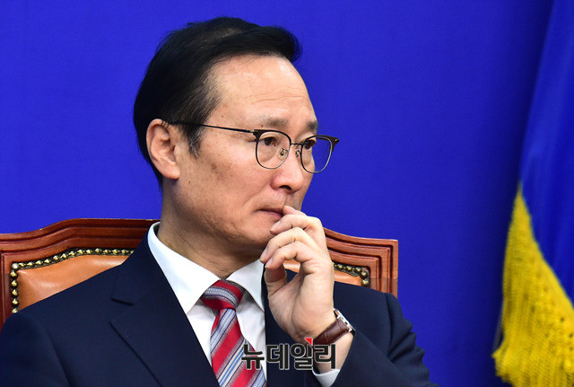 ▲ 홍영표 더불어민주당 원내대표. ⓒ이종현 기자