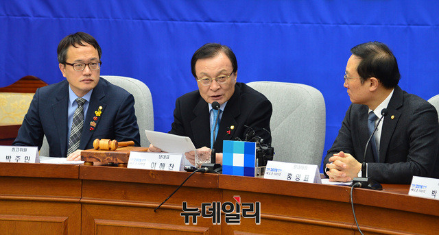 ▲ 더불어민주당 지도부. ⓒ박성원 기자