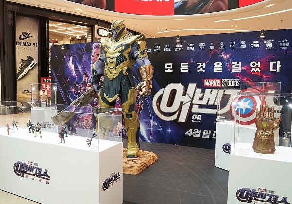 ▲ 스타필드 하남 마블 전시ⓒ신세계