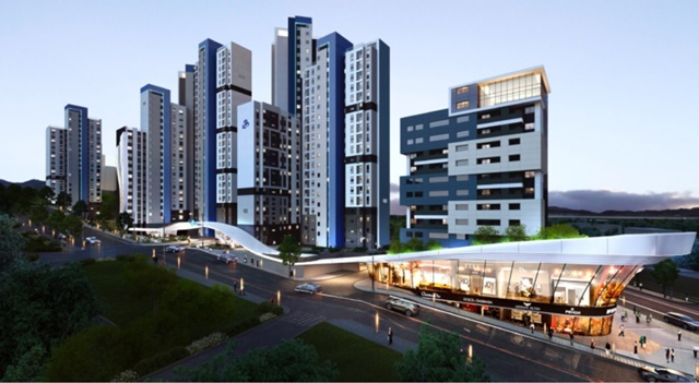 ▲ '춘천 소양2구역' 투시도. ⓒ포스코건설