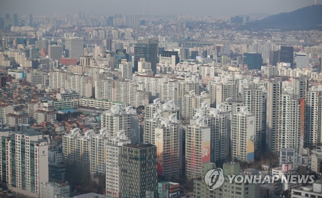 ▲ 자료사진. 서울 삼성동에서 바라본 강남구 일대 아파트 모습. ⓒ연합뉴스