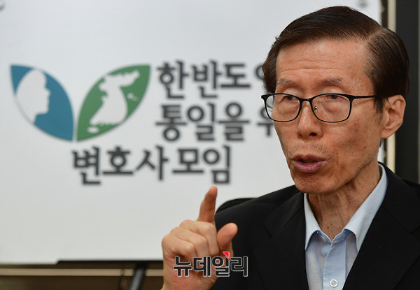 ▲ 변호사연합을 주도적으로 이끌고 있는 한변의 김태훈 상임대표.ⓒ뉴데일리 DB