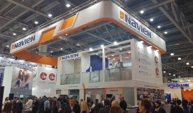 ▲ 지난 2월 러시아 냉난방 전시회에 참가한 경동나비엔 ⓒ 경동나비엔