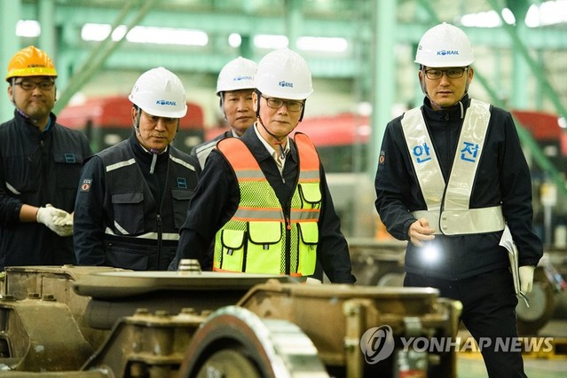 ▲ 철도 안전점검하는 손병석 코레일 사장.ⓒ연합뉴스