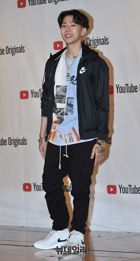 ▲ 박재범은 25일 유튜브 오리지널 '제이 팍: 츄즌원(Jay Park: Chosen1' 제작발표회에서 