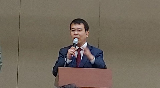 ▲ 27일 정의당 청주시 상당지역위원장에 선출된 김종대 의원(비례).ⓒ정의당